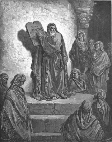 Священник Ездра читает народу Закон (Неем. 8:1-12)