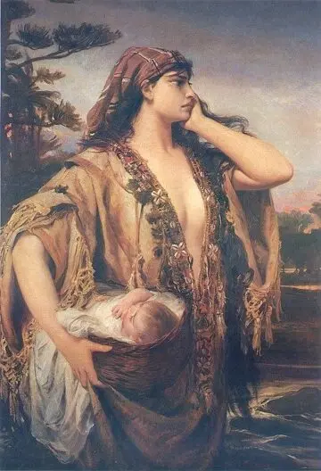 Педру Америку. Моисей и Иохаведа (1884)