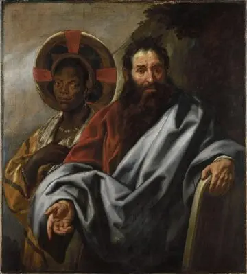 Якоб Йорданс. Моисей и его эфиопская жена Сифора, ок. 1650